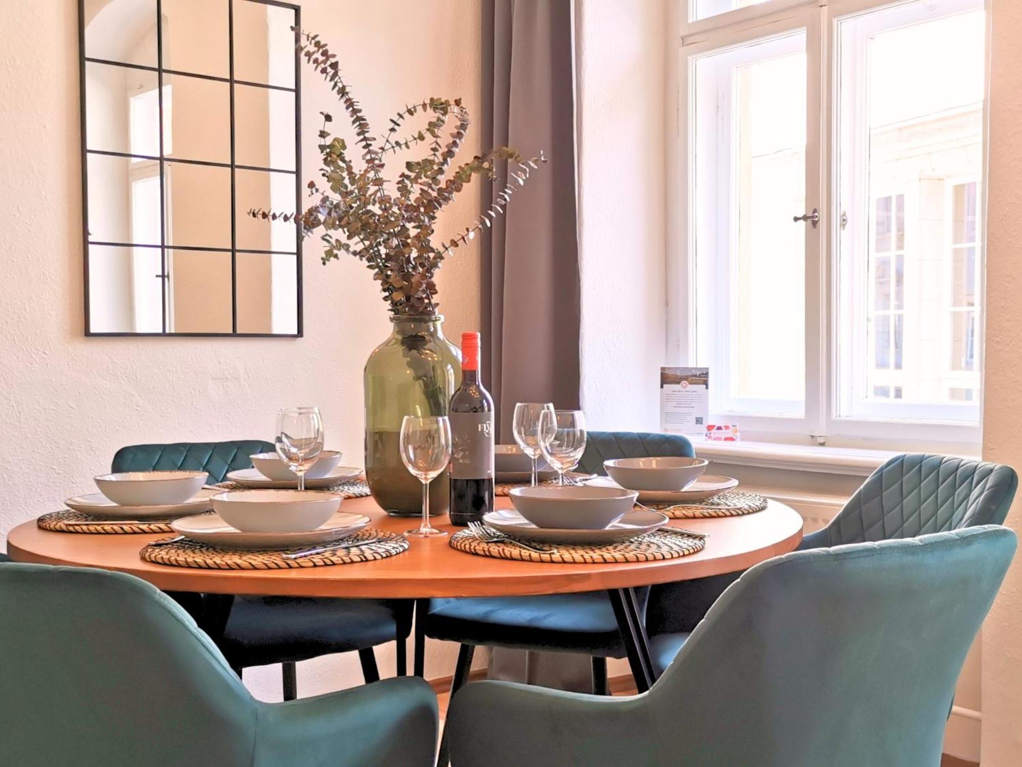 Fynbos Apartments Am Theater, Loggia, Parkplatz Майсен Екстериор снимка